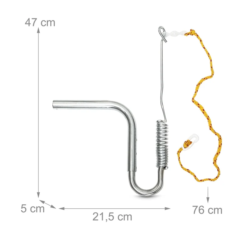 Laisse de vélo pour chien pratique à fixer 3,5 cm en acier jaune 13_0003167