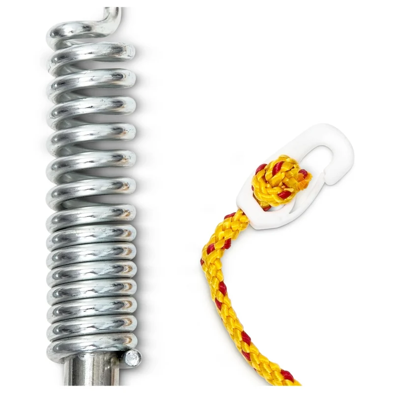 Laisse de vélo pour chien pratique à fixer 3,5 cm en acier jaune 13_0003167