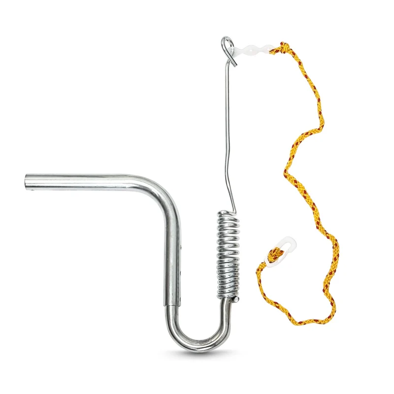 Laisse de vélo pour chien pratique à fixer 3,5 cm en acier jaune 13_0003167