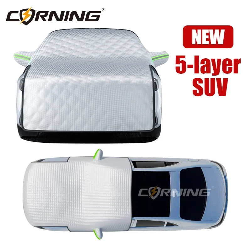 Demi-Bâche Anti-Grêle Voiture Universelle Étanche Multicouche