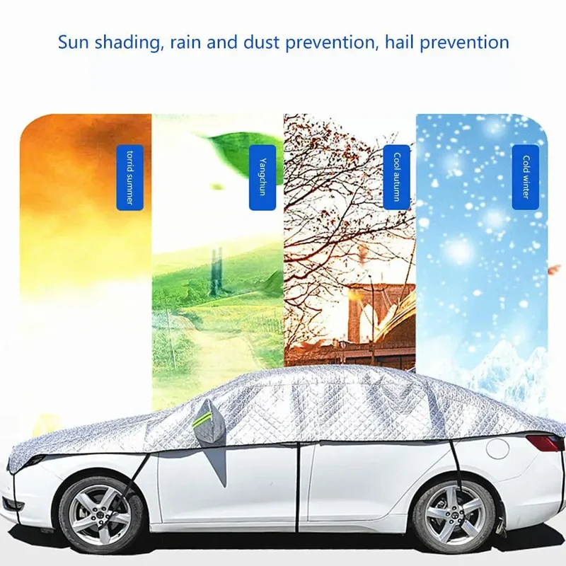 Demi-Bâche Pare-Soleil Voiture Universelle Anti-Chaleur