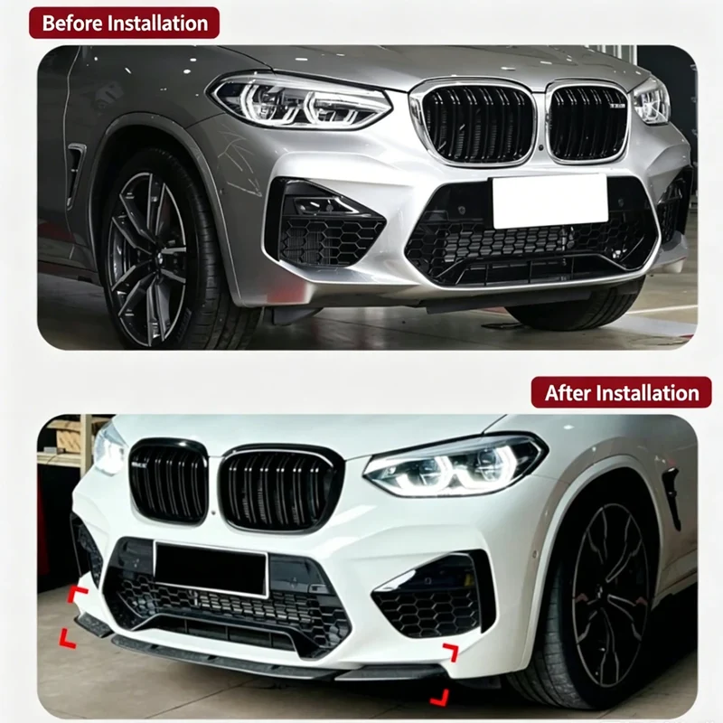 Lame de Pare-Chocs Avant BMW X3M X4M F97 F98 2019-2021
