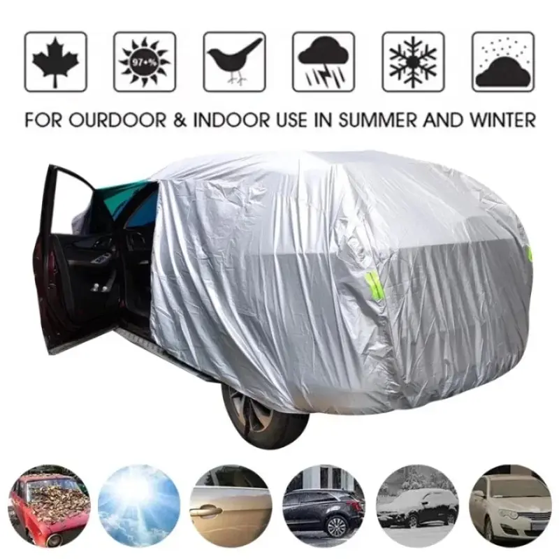 Bâche de Protection Voiture Universelle SUV Berline Étanche Anti-UV