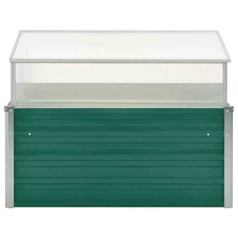 Serre 100 x 100 x 77 cm acier galvanisé vert 02_0001739
