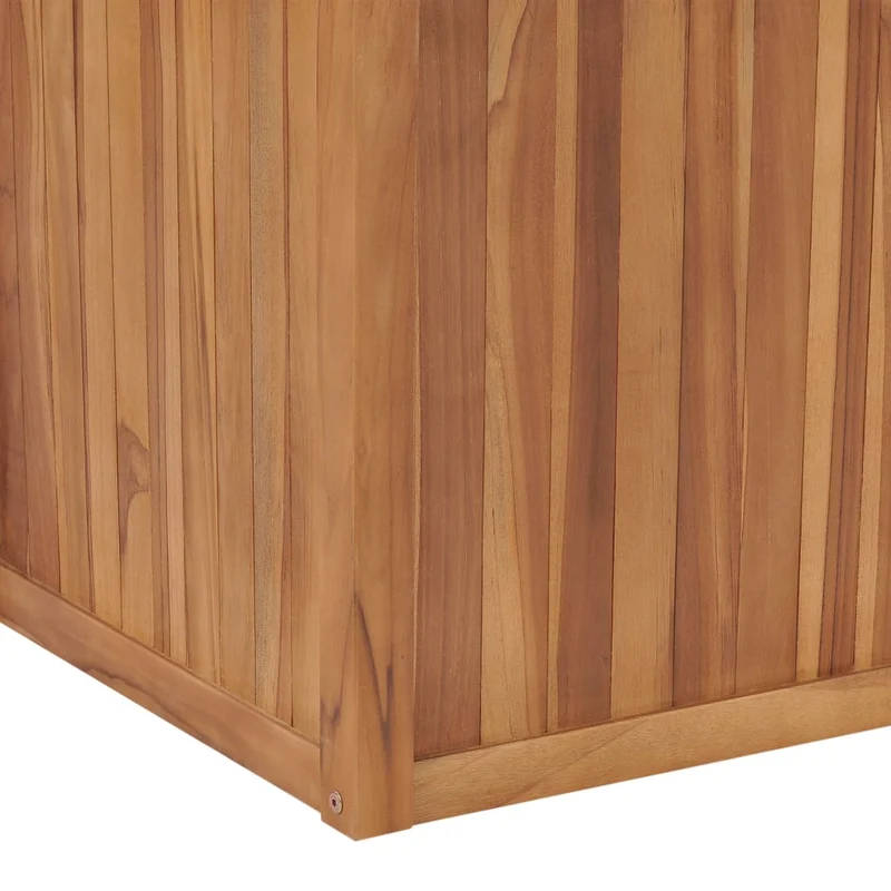 Jardinière lit surélevé plantes fleurs jardin 100 x 50 x 50 cm bois de teck solide 02_0000899