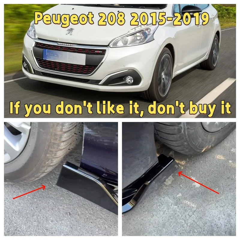 Lame Pare-Chocs Avant Peugeot 208 GTI 2012-2018