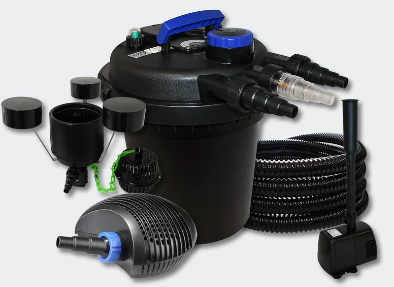 Kit filtration bassin 6000l 11 Watts UVC 20 Watts Pompe Tuyau Skimmer Fontaine 4216239