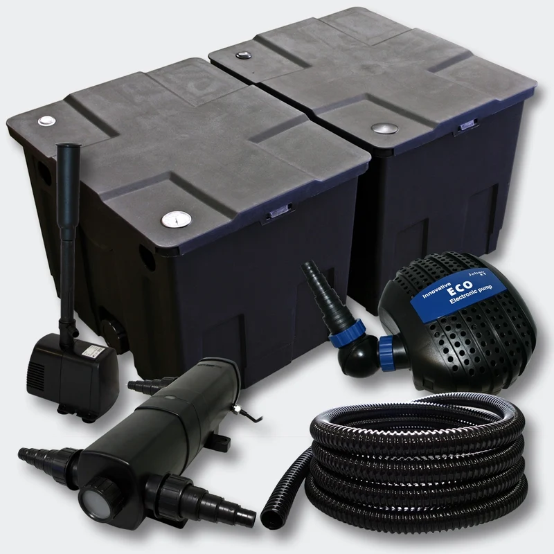 Kit de filtration de bassin 60000l Pompe éco UVC 36 Watts Fontaine 4216495