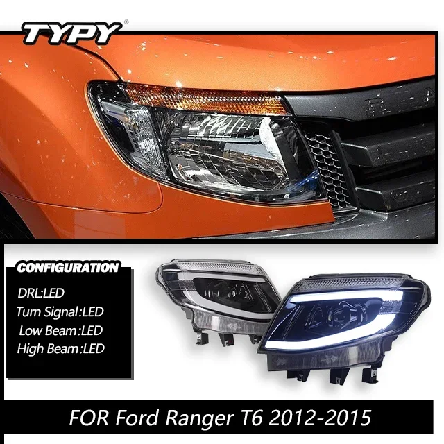 Phares LED Ford Ranger T6 2012-2015