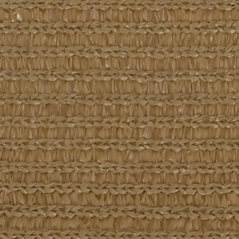 Voile toile d'ombrage parasol 160 g/m² taupe 2,5 x 4 m PEHD 02_0009298