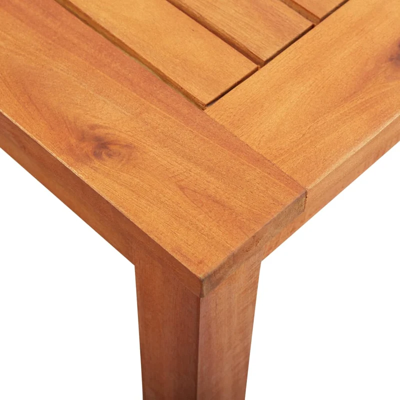 Mobilier à dîner d'extérieur 7 pièces et coussins acacia solide 02_0014679