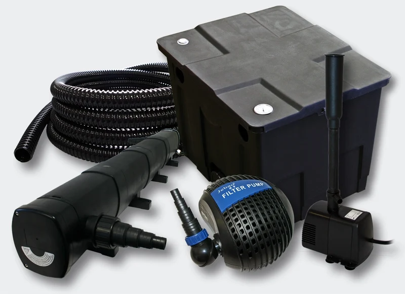 Kit de filtration de bassin 12000l Stérilisateur 72 Watts Pompe Fontaine 4216487