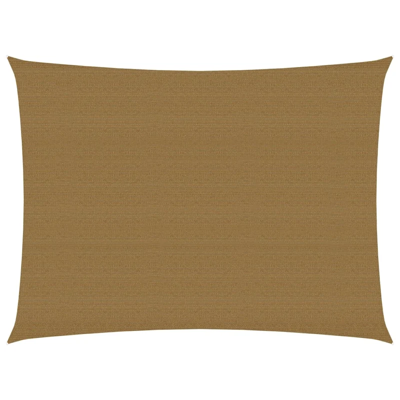 Voile d'ombrage 160 g/m² taupe 3 x 4 m PEHD 02_0009314