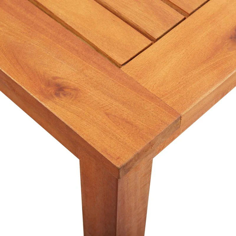 Mobilier à dîner d'extérieur 5 pièces et coussins acacia solide 02_0014658