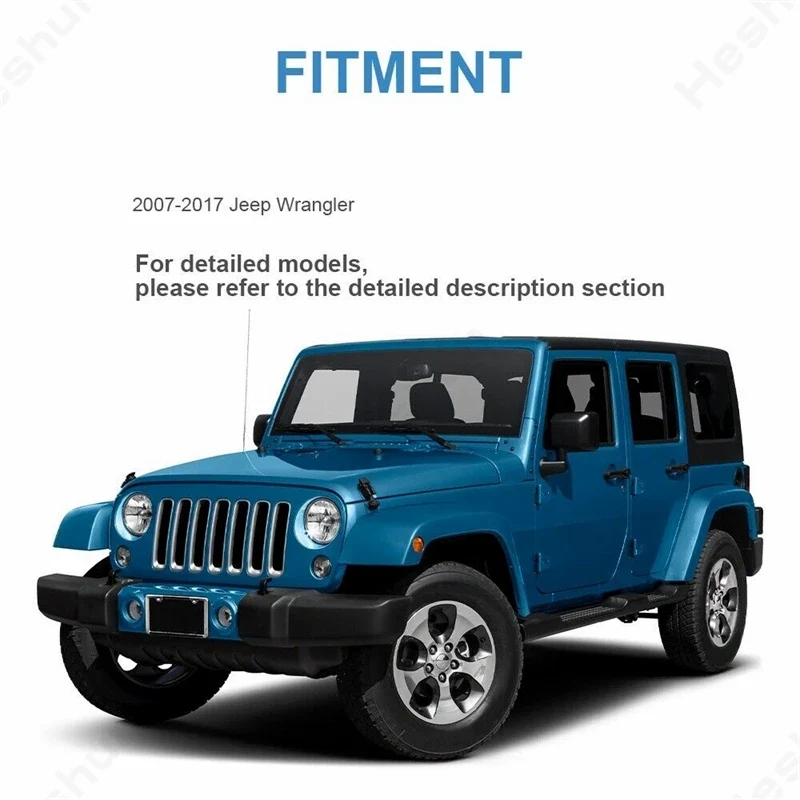 Rétroviseurs de Remorquage Jeep Wrangler JK 2007-2017