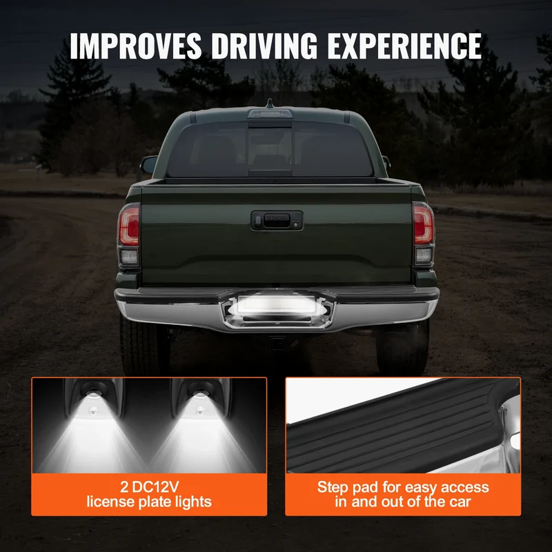 Pare-Chocs Arrière Acier Chromé Toyota Tacoma