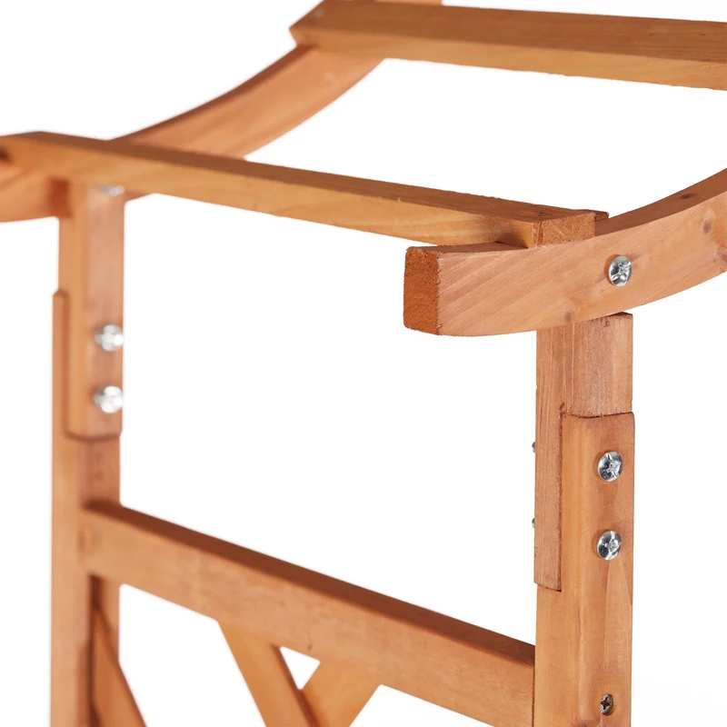 Pergola de jardin avec treillis pour plantes grimpantes décorative 200 x 100 x 210 cm en bois marron 13_0004952