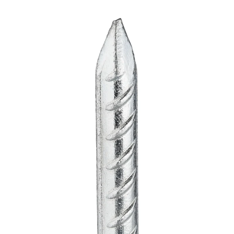 Lot de 10 piquets de fixation au sol XL 39 x 6,5 x 1 cm très stables pour tentes et pavillons en acier argenté 13_0004864