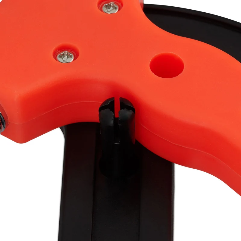 Marteau d'urgence pour voiture 19 x 9 x 3,5 cm outil de sécurité avec brise-vitre en plastique orange 13_0004185