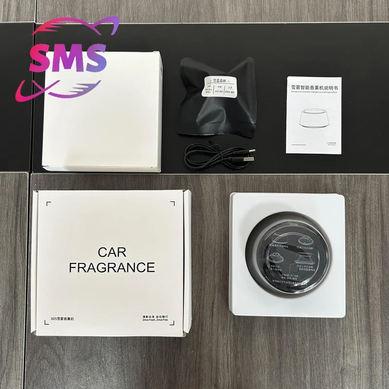 Diffuseur Parfum Voiture + Recharges Parfumées