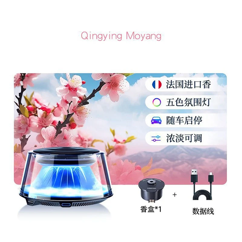 Diffuseur Parfum Voiture + Recharges Parfumées