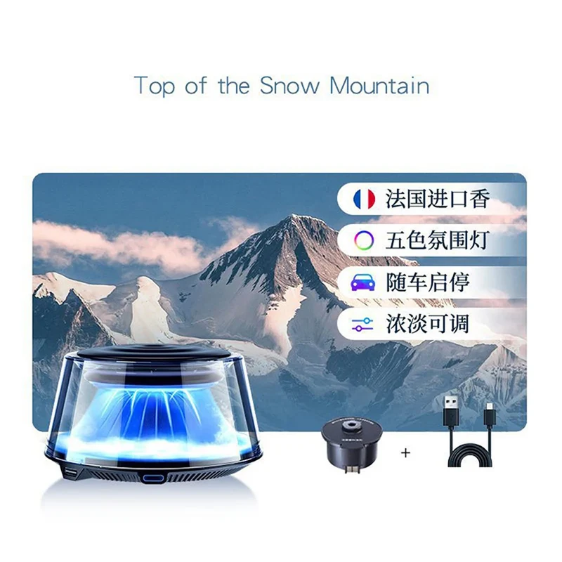 Diffuseur Parfum Voiture + Recharges Parfumées