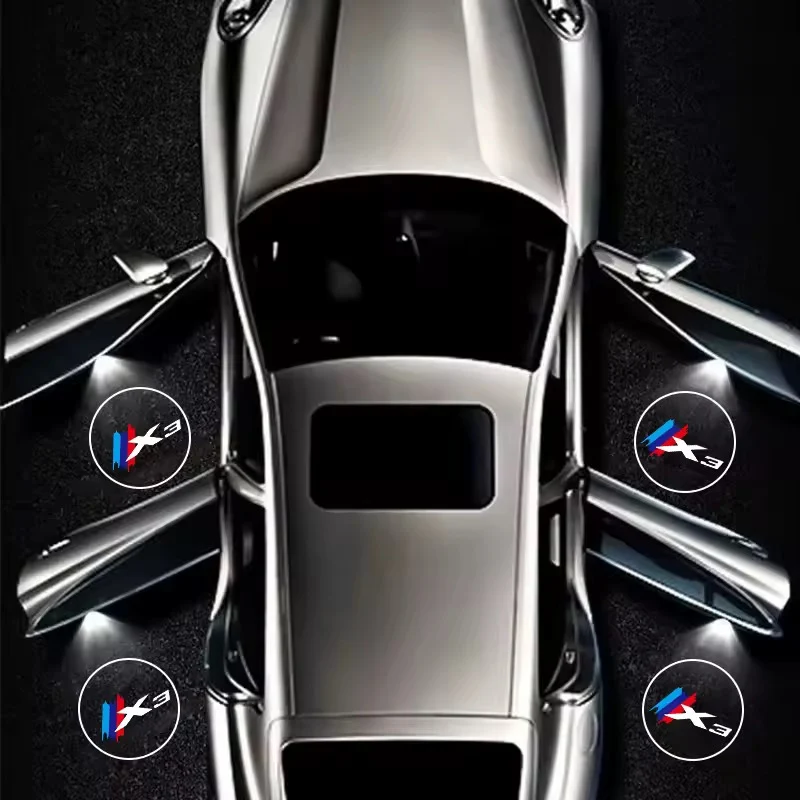 2x LED Porte BMW X1 X2 X3 X4 X5 X6 X7 Logo Projecteur Lumière