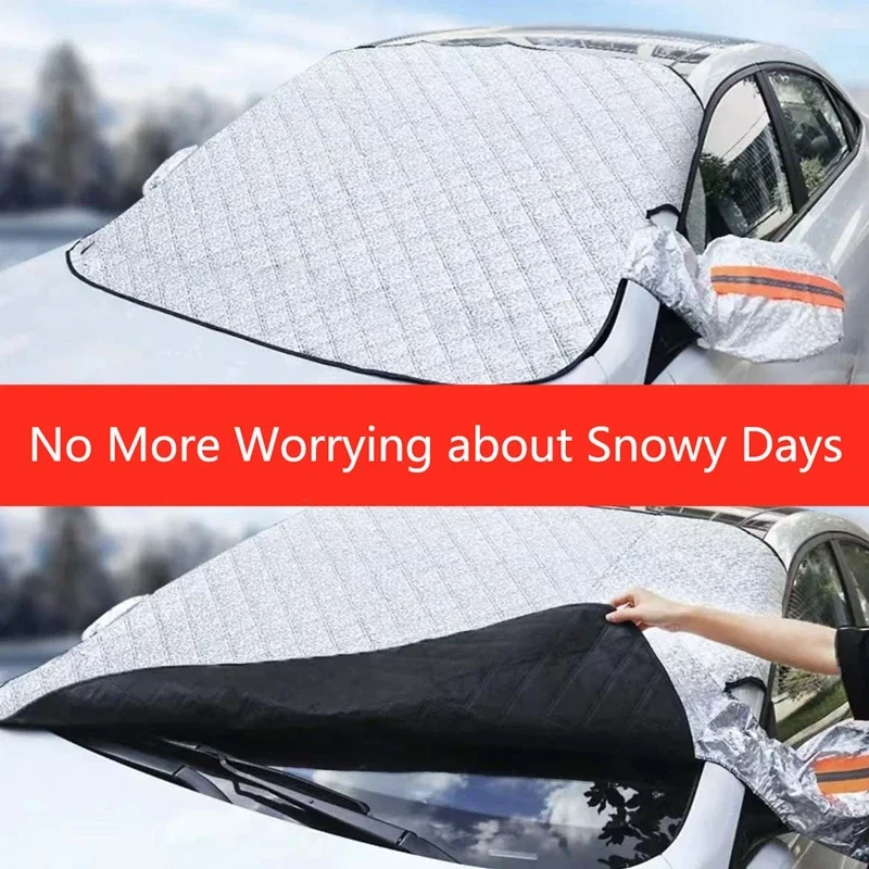 Bâche Pare-Brise Magnétique Anti-Givre Voiture Hiver