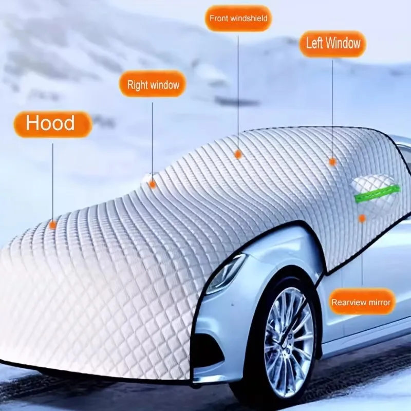 Bâche Pare-Brise Anti-Neige Voiture Hiver Universelle