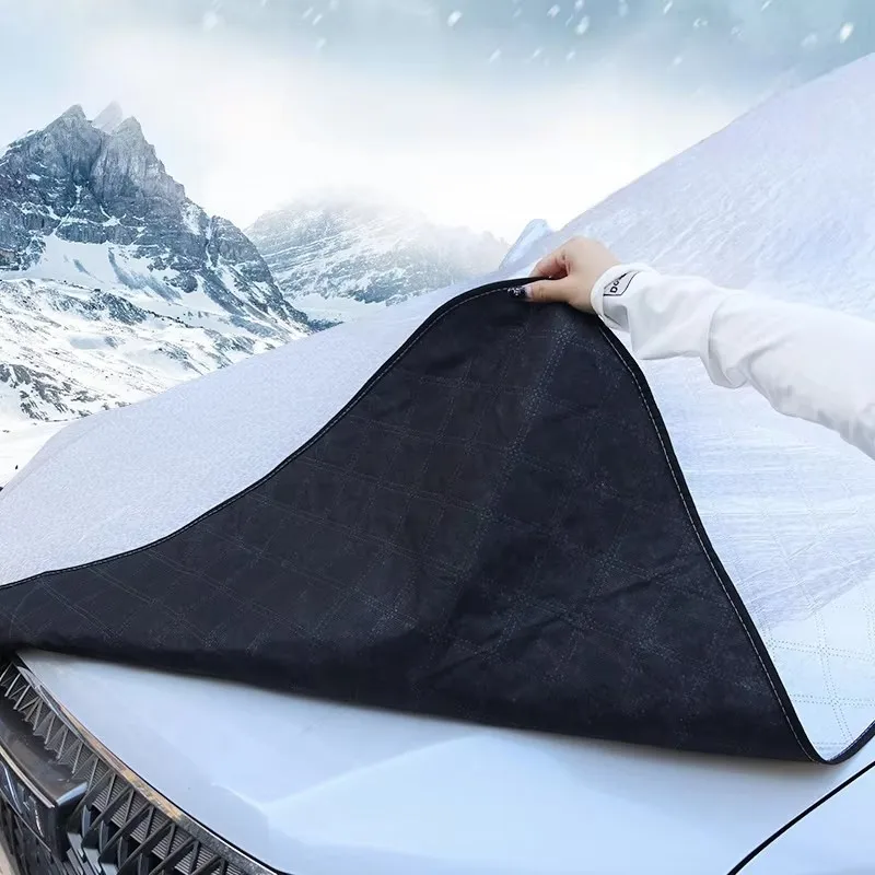 Bâche Pare-Brise Anti-Neige Voiture Hiver Universelle