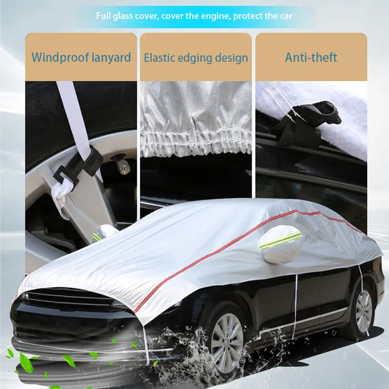 Demi-Bâche Universelle Voiture Imperméable SUV Berline