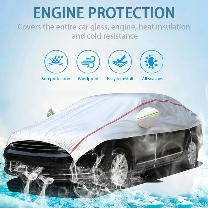 Demi-Bâche Universelle Voiture Imperméable SUV Berline
