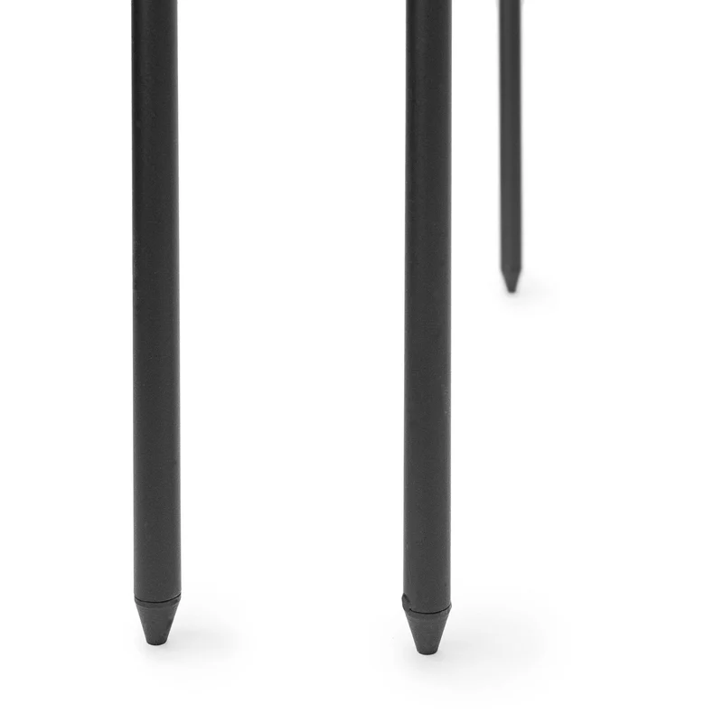 Arche à rosiers support plante grimpante 220 x 120 x 30 cm décorative et résistante au intempéries en fer époxy noir 13_0003266