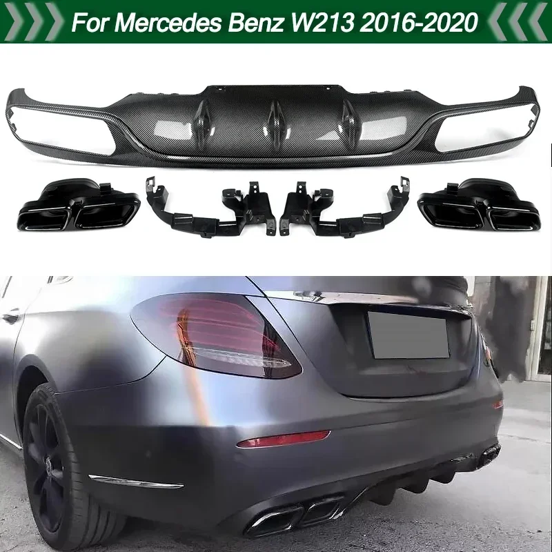 Diffuseur Arrière Carbone Mercedes Classe E W213 2016-2020