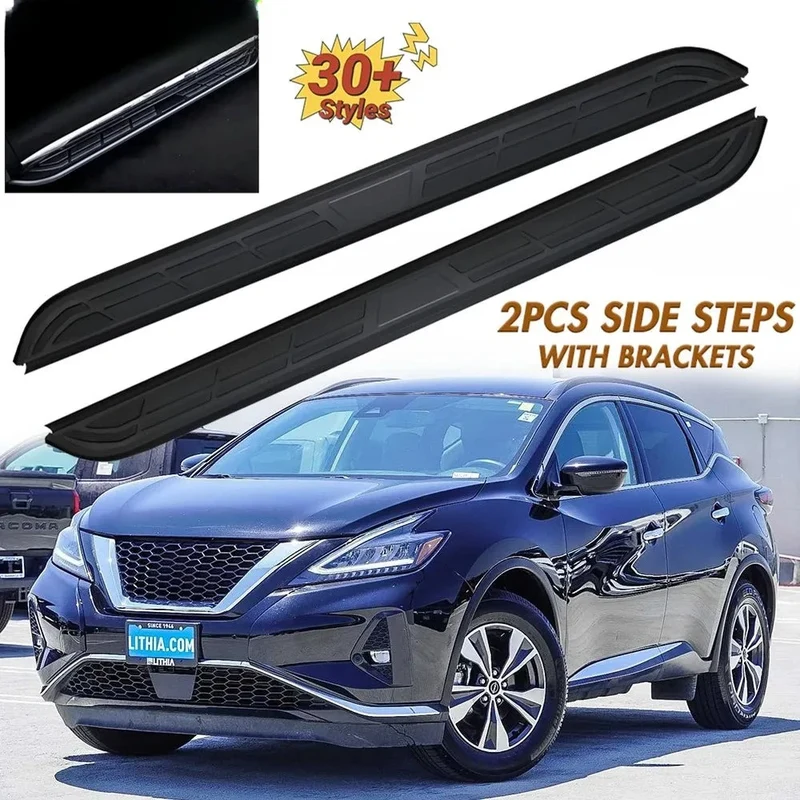 Marchepieds Latéraux Aluminium Larges Nissan Murano 2015-2024