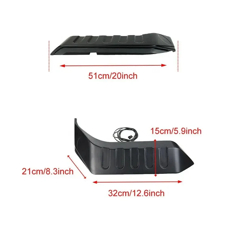 Becquet de Toit Jeep Wrangler JK JL 2007-2023