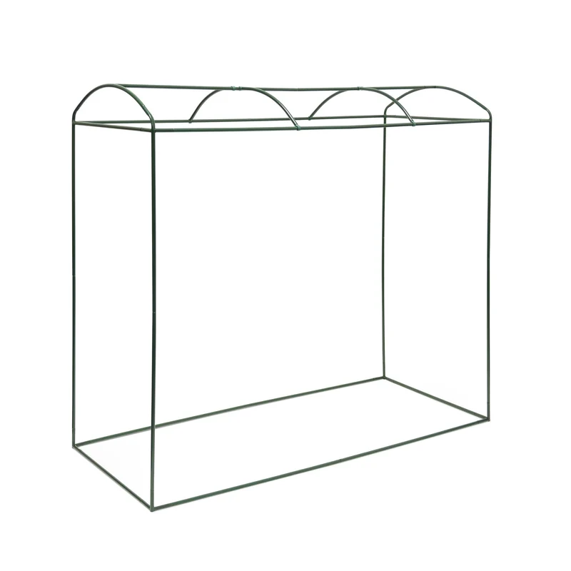 Serre à tomates XL arrondie jardin 200 x 80 cm protection intempéries aération optimale en PVC vert 13_0003269