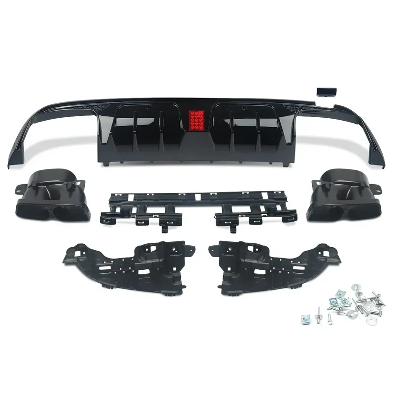 Diffuseur Arrière Aspect Carbone Mercedes Classe C W205 2015-2021