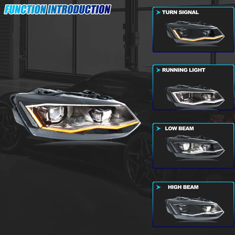 Phares LED Volkswagen Polo MK5 2011-2017