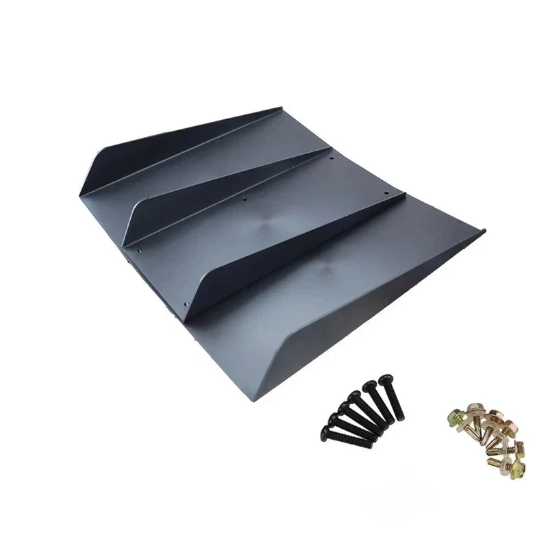 Diffuseur Universel de Pare-Chocs Arrière Ailerons Requin ABS Noir