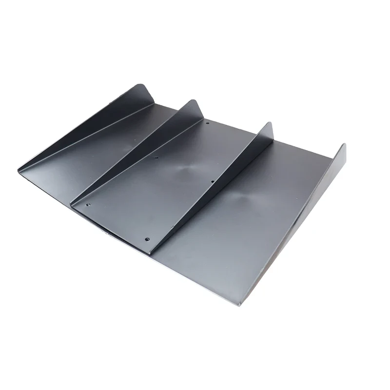 Diffuseur Universel de Pare-Chocs Arrière Ailerons Requin ABS Noir