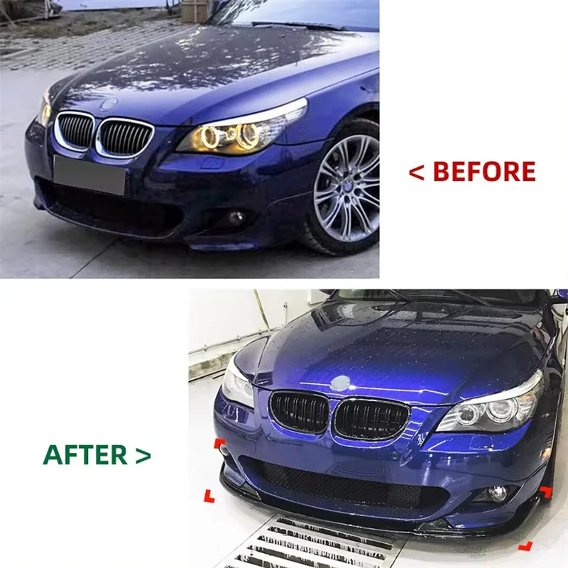 Lame de Pare-Chocs Avant BMW Série 5 E60 E61 M Sport 2005-2010