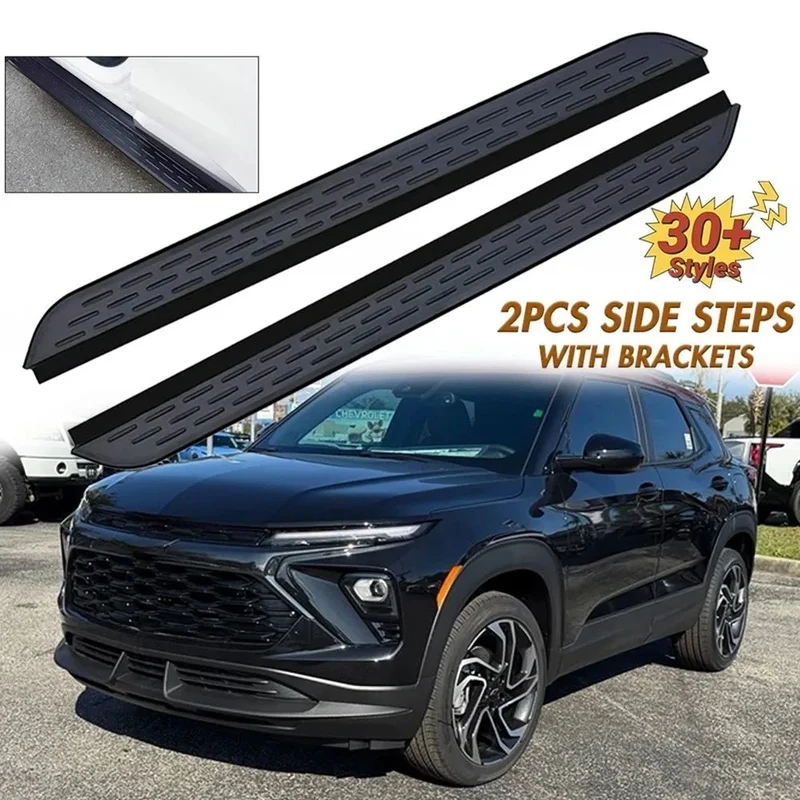 Marchepieds Latéraux Noirs Chevrolet Trailblazer 2021-2025