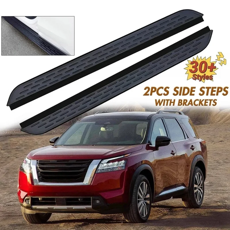 Marchepieds Latéraux Aluminium Noir Nissan Pathfinder 2022-2025