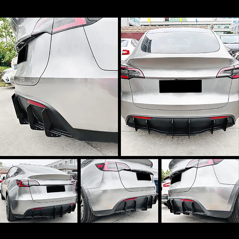 Diffuseur Lèvre Pare-Chocs Arrière Tesla Model Y 2019-2024