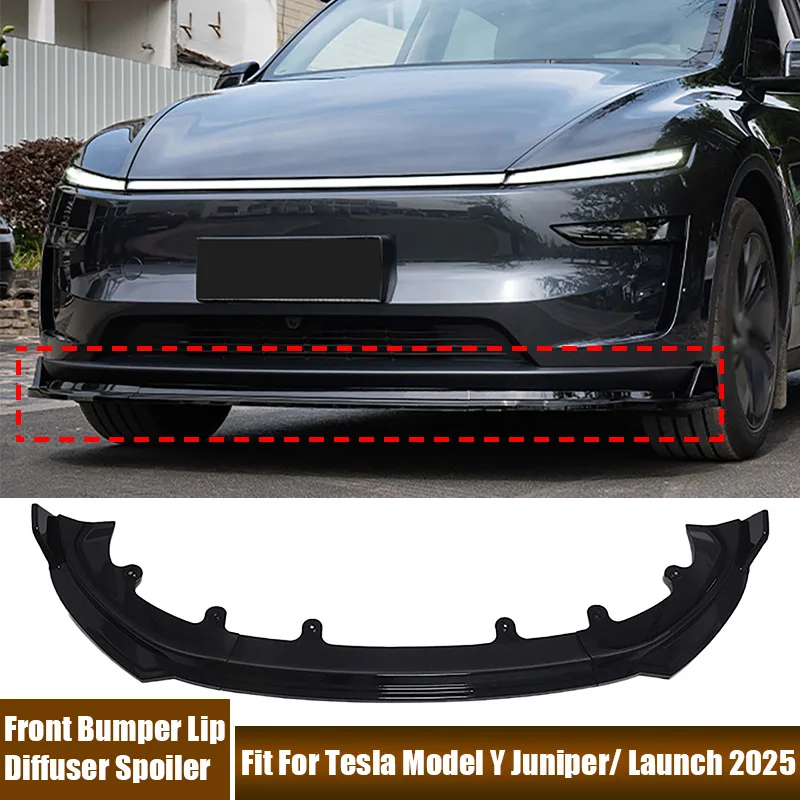 Diffuseur Lèvre Pare-Chocs Avant Tesla Model Y Juniper 2025