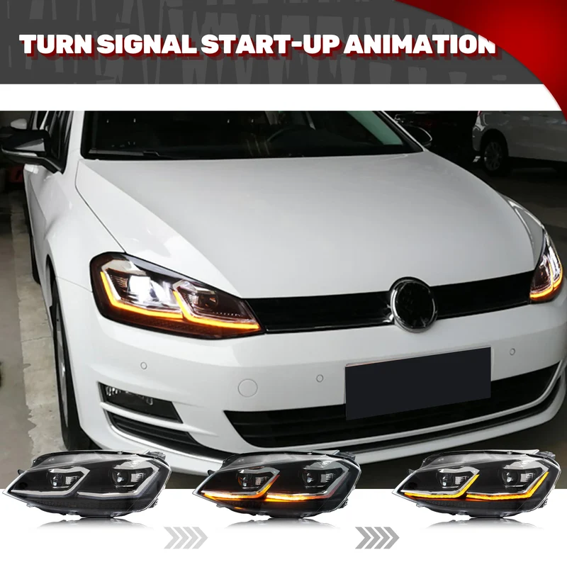 Phares LED Volkswagen Golf 7 MK7 2013-2017