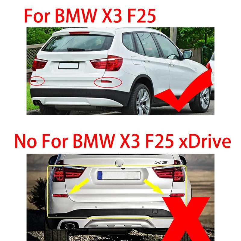 Réflecteurs de Pare-Chocs LED BMW X3 F25 2011-2014