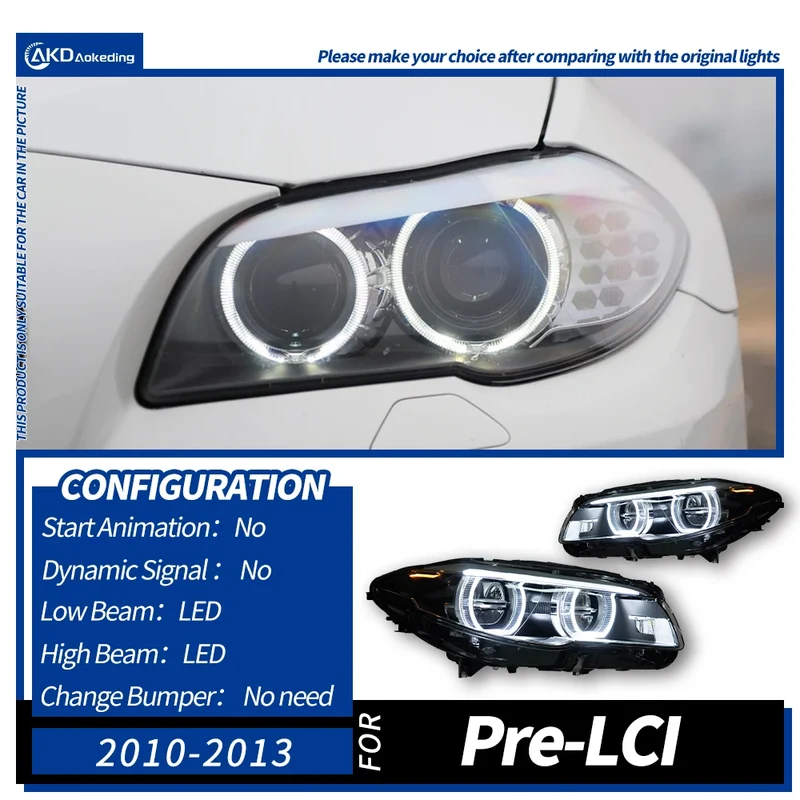 Phares LED BMW Série 5 F10 F11 2010-2017