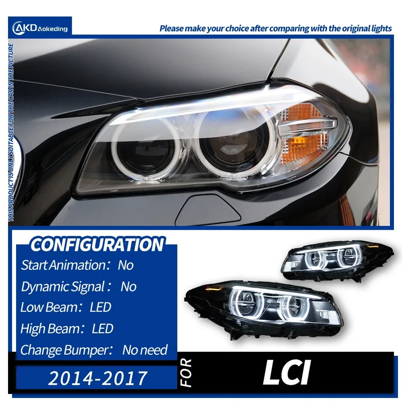 Phares LED BMW Série 5 F10 F11 2010-2017